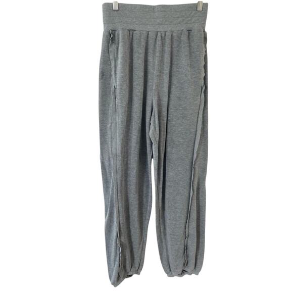 Free People Windy Meadow Jogger in Heather Gray Size Medium Gently Used - Picture 4 of 9